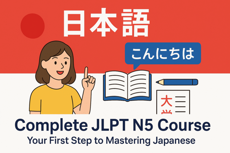 Complete JLPT N5 Course: Your First Step to Mastering Japanese (Coming Soon)